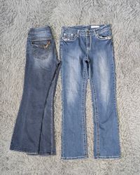 **Y2K Wide Leg Flare Jeans Mixed Sizes