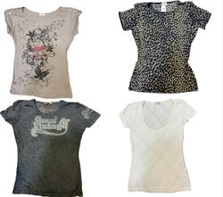Y2k short sleeves top