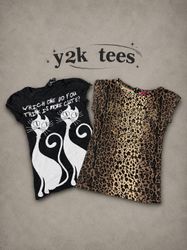 Y2k tops tees