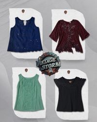 Y2K Beaded Tops