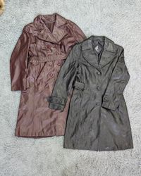 ***Y2K Leather Trench Coats – Retro 2000s Fashion ..