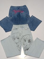 Y2K Hip hop Jeans RV # 1858