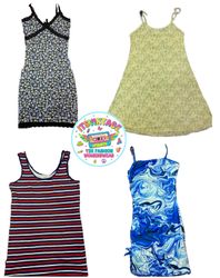 Vintage Y2K Printed Dress Bundle – 11pcs | VR345