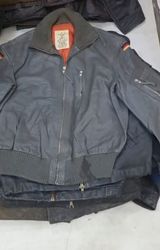 Mens french pilot vintage leather jackets
