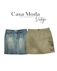 310826-10 Denim mini skirts 15 pcs
