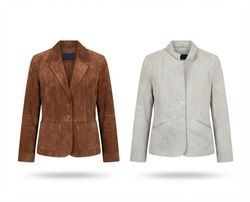 (FV-2773)Vintage Suede Blazers & Jackets Mix