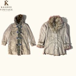 retro afghan coat