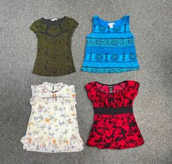Y2K Printed Blouse - (06/08)