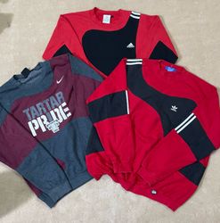 upcycle adidas and nike sweashirts 🐒