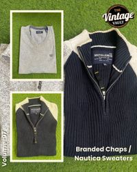 Branded Mix Sweaters Of Chaps & Nautica , Volume :..