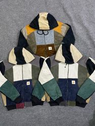 Upcycled Carhartt Corduroy Hoodie
