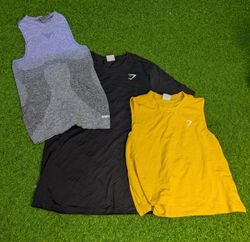 8381 - Gymshark Muscle tank,Long and Half sleeves ..