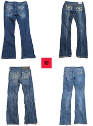 DESIGNER BACK EMBALISHMENT Y2K INSPIRED JEANS