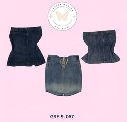 Vintage Y2K Denim Midi Skirt | Women’s 2000s Denim..
