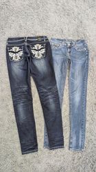 ***Y2K Capri & Skinny Jeans – Embellished & Embroi..