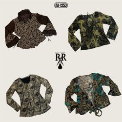 Y2K Earthy Tone Full Sleeve Tops (AA-1253)