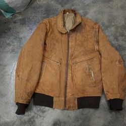Vintage Archive leather lot bomber A2  c90 s