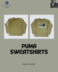 Upcycled Puma Sweatshirt - EVR0132