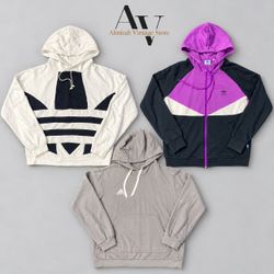 Adidas Pullover and Zip Hoodies