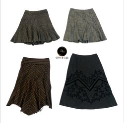 Women’s Y2K Wool Long Skirt – Premium Vintage Fash..