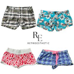 Y2K Roxy Cotton Shorts RE-3704
