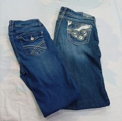 CR11372 Y2K Flare Jeans
