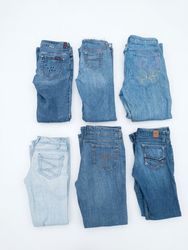 Wholesale Bundle Vintage Y2K Pocket Detail Jeans(Z..