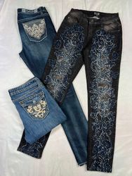Embroidery jeans