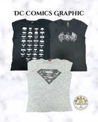 Y2K DC Comics Printed T-Shirts (ZKI-148)