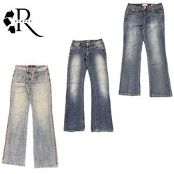 Y2K Cyber Girl Era Denim Jeans RW-2685