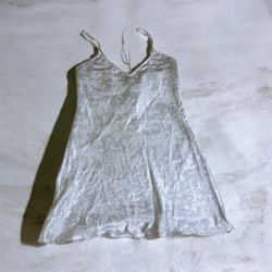 TH508 Vintage Embroidery Silk Cami Dress Y2K Slip ..