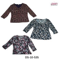 Blouses et hauts imprimés pour femmes (DS-10-535)