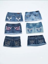 Y2K Low Rise Denim Mini Skirt Bundle | Vintage 200..