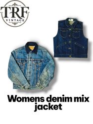 #209 womens denim jacket mix brand