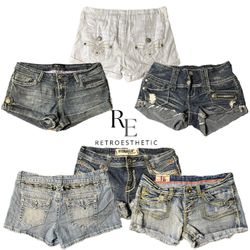 Y2K DENIM SHORTS