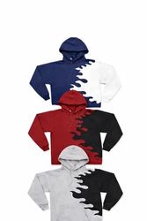 CR1246 Upcycled Fire Panel Hoodie