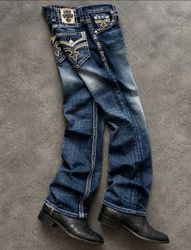 Y2K Embroidered Jeans