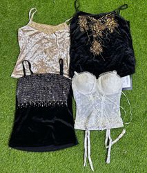 Women’s Velvet Cami Tops – Mixed Styles
