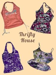 Y2K Floral Cami Tops Collection(TH/610)