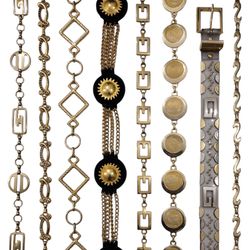 Y2K Golden Chain Belts 2