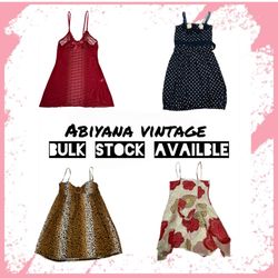 Y2K Cami Dresses Bundle - Lace Babydoll, Polka Dot..