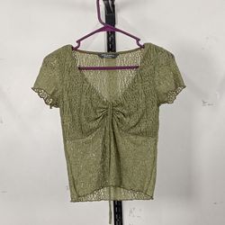 Y2K BLOUSES (GREEN) - BUNDLE 10