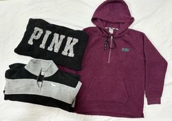 PINK Fleece Sweatshirt & Hoodies B# 592