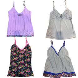 Y2K Unique Floral Cami tops