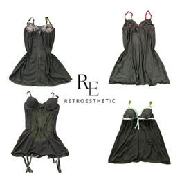 Y2K Gothic Vibe Tops RE-3702