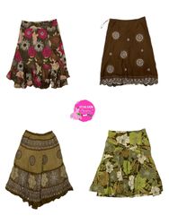 Y2k earthy tone maxi skirts