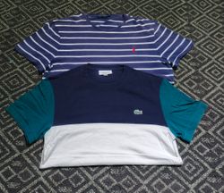 Ralph Lauren and Lacoste tshirt