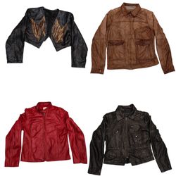 Y2k leather jacket