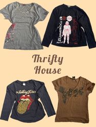 Y2K Streetwear & Femme Tops(TH/738)