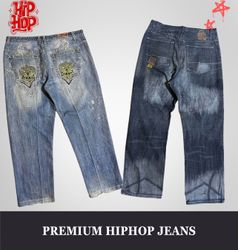 Hip Hop Jeans including Akademiks, Avirex, & Ecko